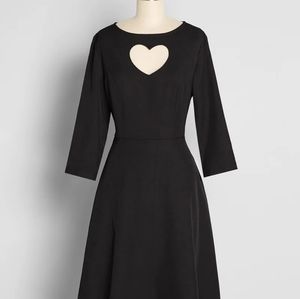 Modcloth Shape of my Heart A line dress size 16